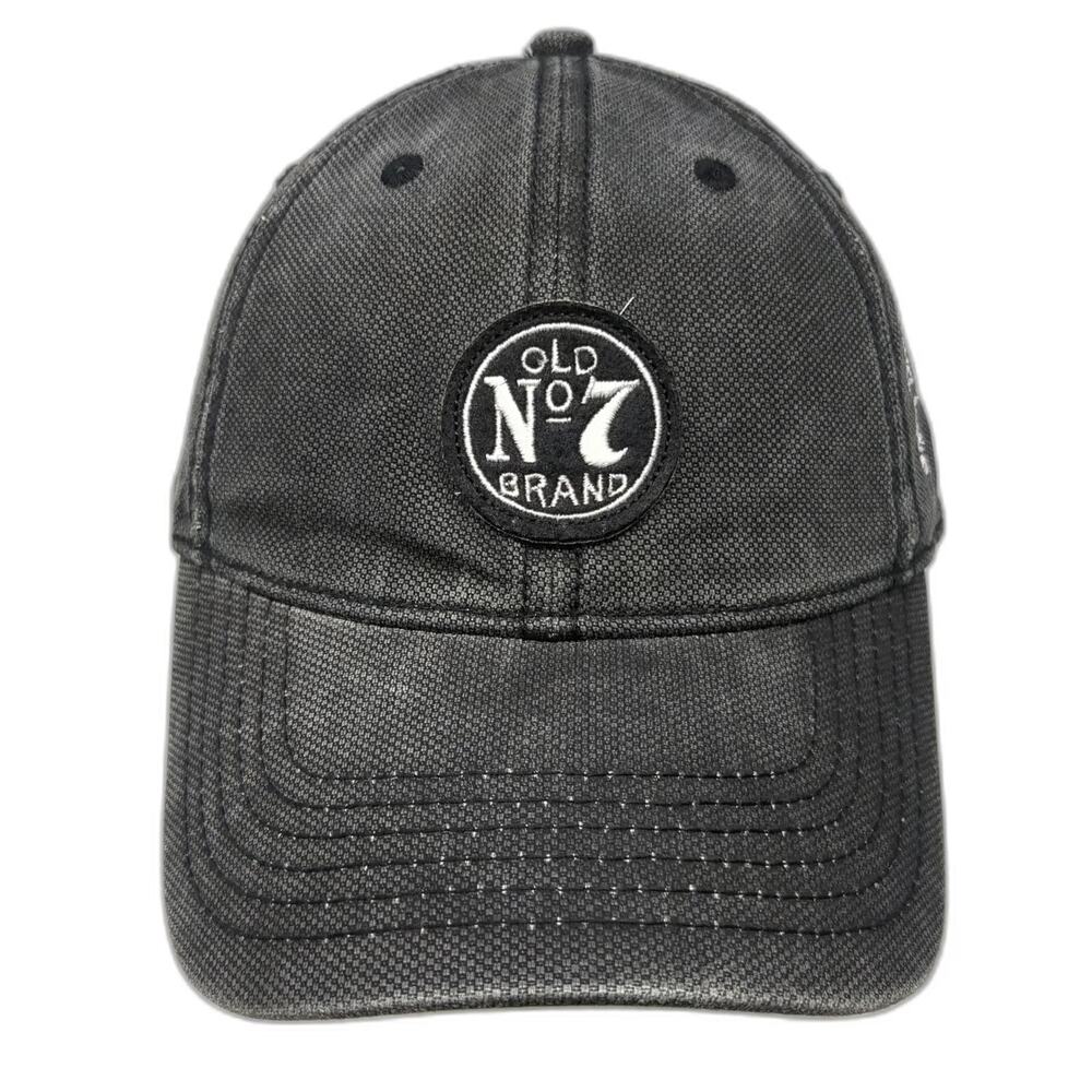 Jack Daniel's Old No 7 Gray Baseball Cap One Size Distressed Slideback Hat